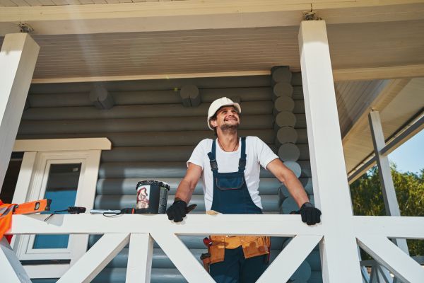 Porch Ceiling Construction in San Angelo