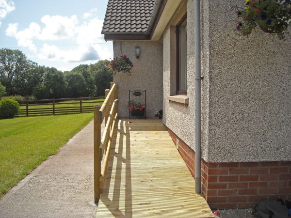 Hardwood Ramp Installation in San Angelo