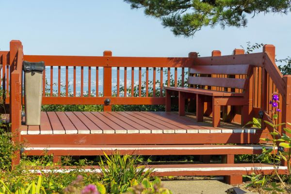 Redwood Deck Construction in San Angelo